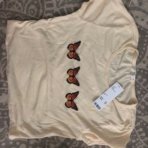 Urban Outfitters butterfly crop top 🦋